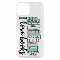 Чехол для iPhone 14 I love books