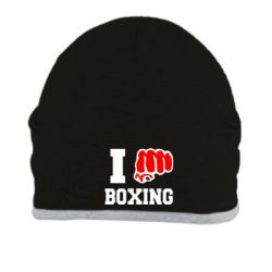Шапка I love boxing - PrintSalon