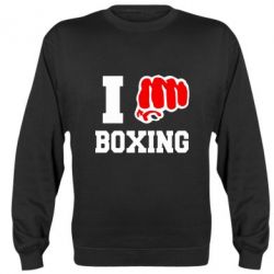 Світшот I love boxing