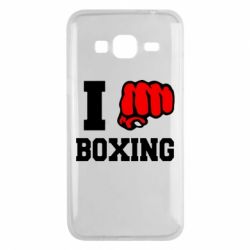 Чехол для Samsung J3 2016 I love boxing - PrintSalon
