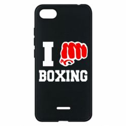Чехол для Xiaomi Redmi 6A I love boxing - PrintSalon