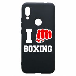 Чехол для Xiaomi Redmi 7 I love boxing - PrintSalon