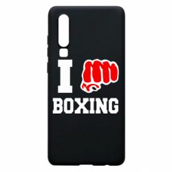 Чехол для Huawei P30 I love boxing - PrintSalon