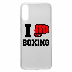 Чехол для Samsung A70 I love boxing - PrintSalon