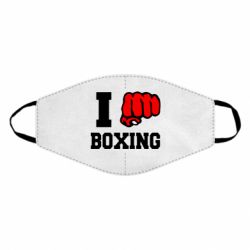 Маска многоразовая I love boxing - PrintSalon