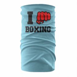 Бандана I love boxing - PrintSalon
