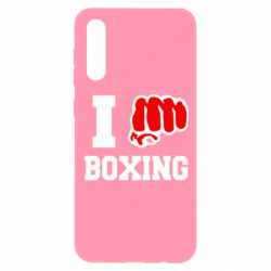 Чехол для Samsung A50 I love boxing - PrintSalon
