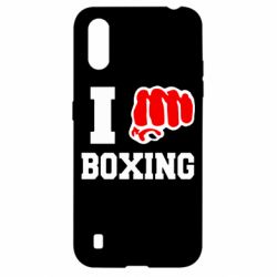 Чехол для Samsung A01/M01 I love boxing - PrintSalon