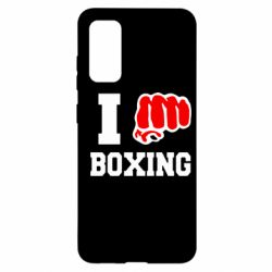 Чехол для Samsung S20 I love boxing - PrintSalon