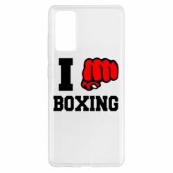 Чехол для Samsung S20 FE I love boxing - PrintSalon
