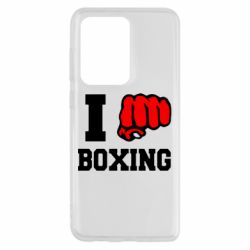 Чехол для Samsung S20 Ultra I love boxing - PrintSalon