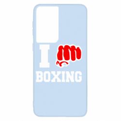 Чехол для Samsung S21 I love boxing - PrintSalon