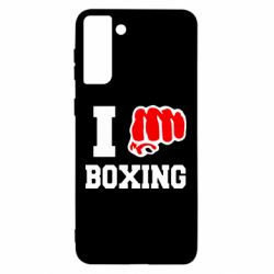 Чехол для Samsung S21 Ultra I love boxing - PrintSalon