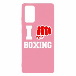 Чехол для Samsung Note 20 I love boxing - PrintSalon