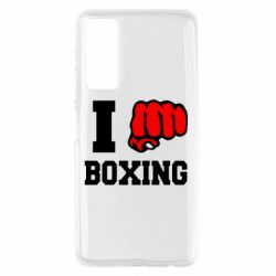 Чехол для Huawei P Smart 2021 I love boxing - PrintSalon