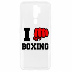 Чехол для Oppo A5/A9 2020 I love boxing - PrintSalon