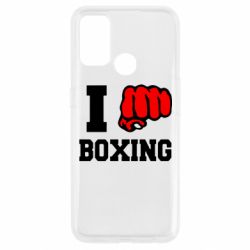 Чехол для Oppo A53/A32/A33 I love boxing - PrintSalon