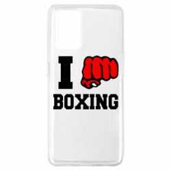 Чехол для Oppo A74 4G I love boxing - PrintSalon