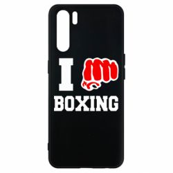 Чехол для Oppo A91/Reno3 I love boxing - PrintSalon