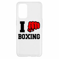 Чехол для Oppo Reno 5 4G I love boxing - PrintSalon