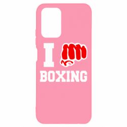 Чехол для Xiaomi Redmi Note 10 I love boxing - PrintSalon
