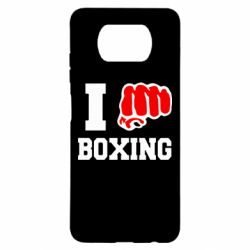 Чехол для Xiaomi Poco X3 I love boxing - PrintSalon