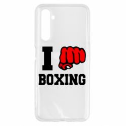 Чехол для Realme 6 I love boxing - PrintSalon