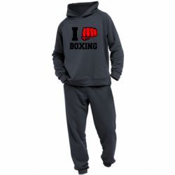 Мужской костюм I love boxing - PrintSalon