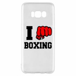 Чехол для Samsung S8 I love boxing - PrintSalon