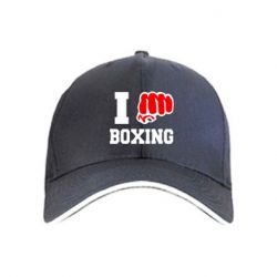 Кепка I love boxing - PrintSalon