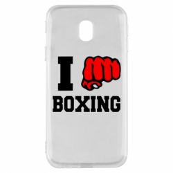 Чехол для Samsung J3 2017 I love boxing - PrintSalon