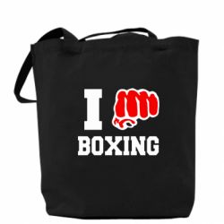 Эко-сумка I love boxing - PrintSalon