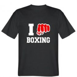 Мужская футболка Stedman I love boxing - PrintSalon