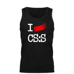 Майка чоловіча I love CS Source - PrintSalon