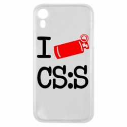 Чехол для iPhone XR I love CS Source