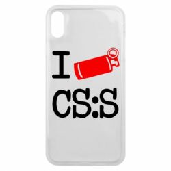 Чохол для iPhone Xs Max I love CS Source - PrintSalon