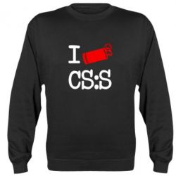 Світшот I love CS Source - PrintSalon