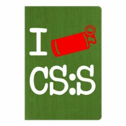 Блокнот з принтом I love CS Source - PrintSalon