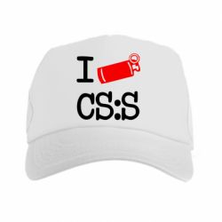 Кепка-тракер I love CS Source - PrintSalon