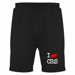 Чоловічі шорти I love CS Source - PrintSalon