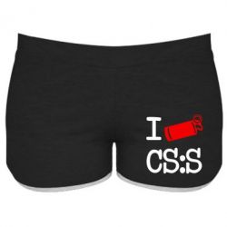 Жіночі шорти I love CS Source - PrintSalon