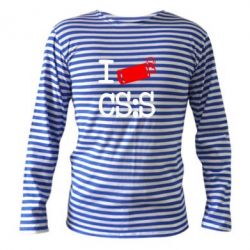 Тільник з довгим рукавом I love CS Source - PrintSalon