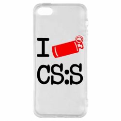 Чохол для iphone 5/5S/SE I love CS Source - PrintSalon