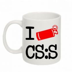 Чашка 320ml I love CS Source