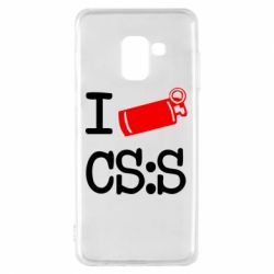 Чохол для Samsung A8 2018 I love CS Source - PrintSalon