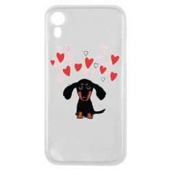 Чохол для iPhone XR I love dachshund