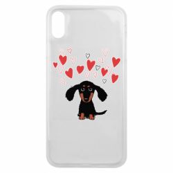 Чохол для iPhone Xs Max I love dachshund