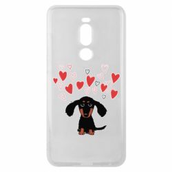 Чехол для Meizu Note 8 I love dachshund - PrintSalon