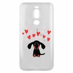 Чехол для Meizu X8 I love dachshund