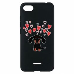 Чехол для Xiaomi Redmi 6A I love dachshund